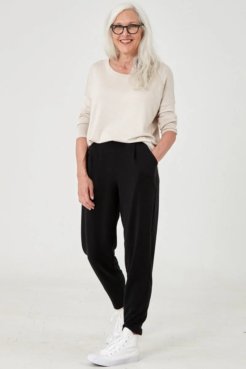 Aaron Tencel Pleated Dressy Sweat Pant