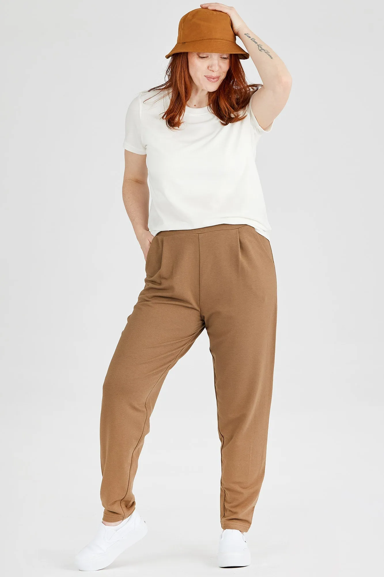 Aaron Tencel Pleated Dressy Sweat Pant