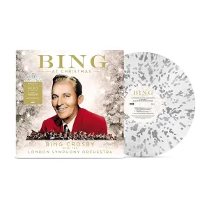 Bing At Christmas Vinyl LP (Clear & Silver Splatter)