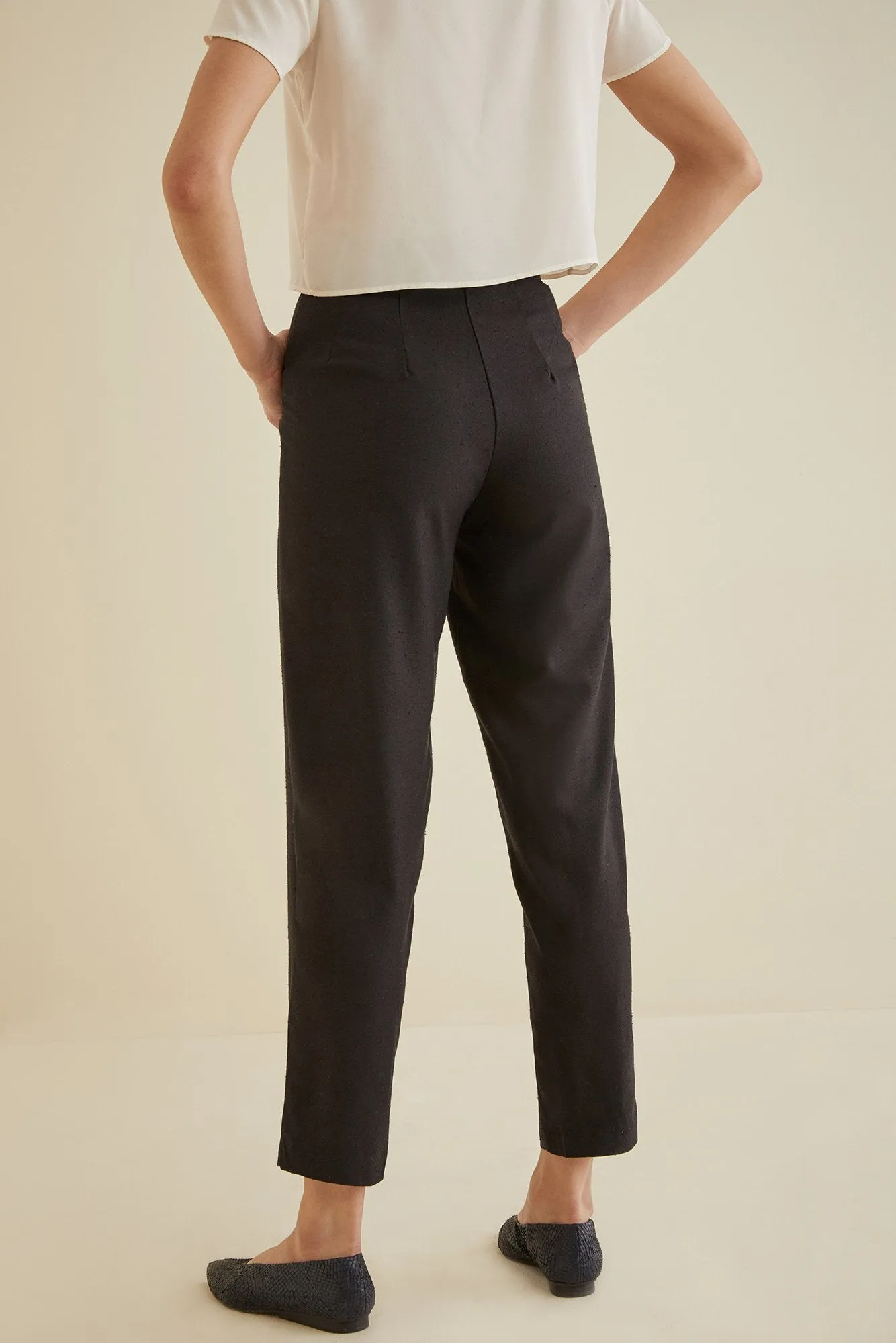 Dava Silk Noil Pants