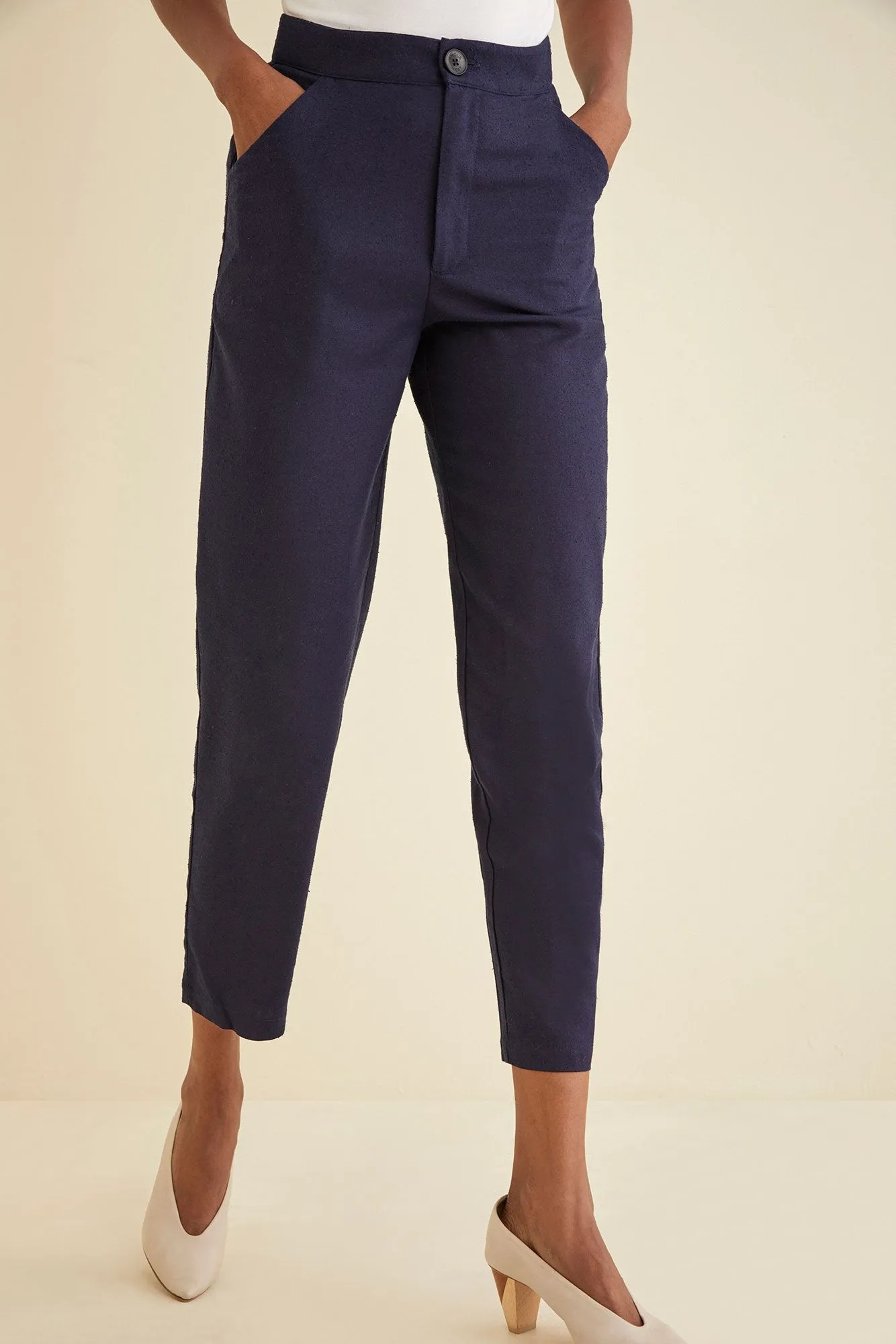 Dava Silk Noil Pants