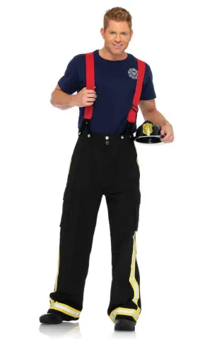 Fire Captain Deluxe Mens Firefighter Costume