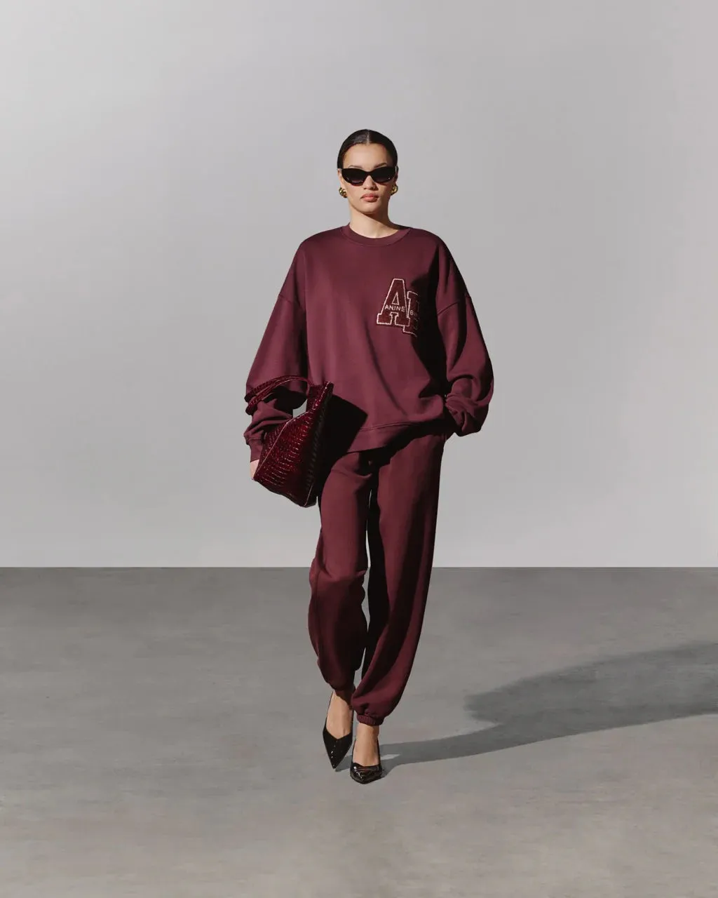 KARTER JOGGER - DARK BURGUNDY