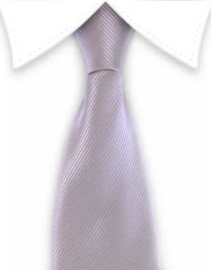 Men's Silver Zipper Tie