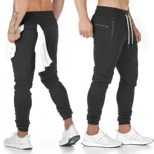 Men's Sweatpants with Towel Loop and Cell/Mobile Phone Pocket