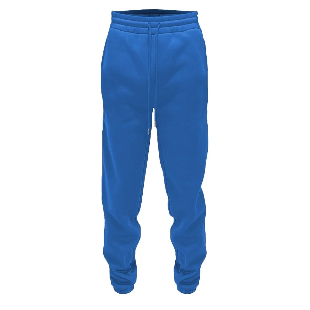 Royal Blue Solid Sweatpants