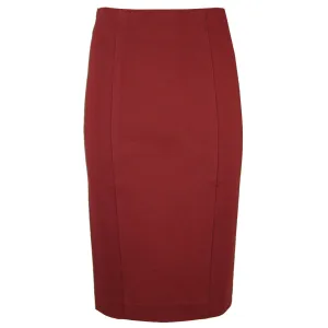 Stretch Ponte Pencil Skirt